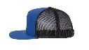 Seven-Panel Trucker Cap RoyalBlack Side.webp