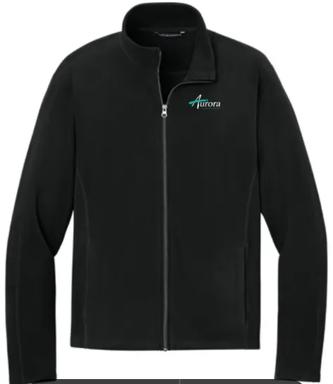 Port Authority® Microfleece Jacket (Black, X-Small, Aurora Community Services)