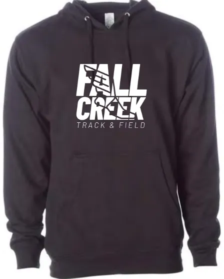 Independent Trading Co. Midweight Hooded Sweatshirt - FC Track (Black, X-Small)