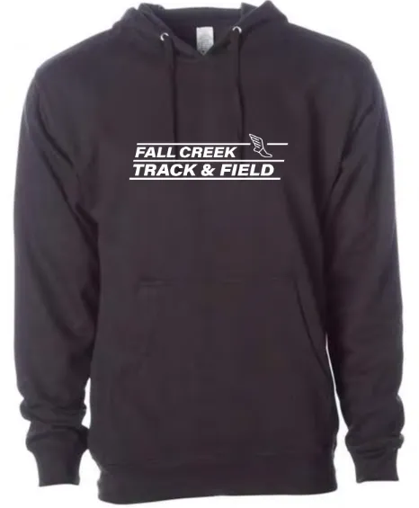 Independent Trading Co. Midweight Hooded Sweatshirt - FC Track Line Logo