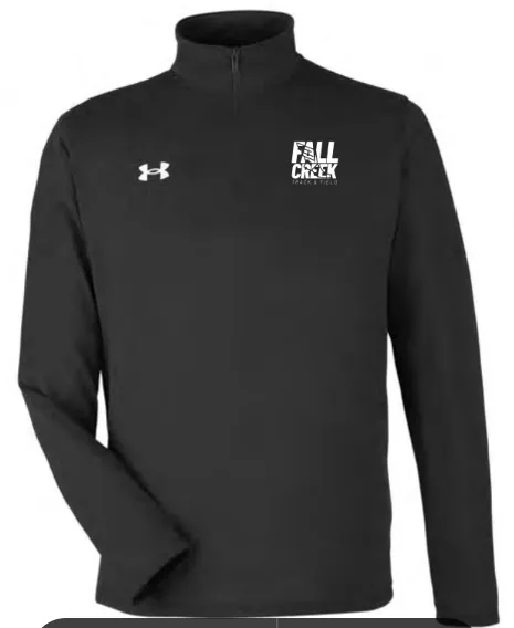 Under Armour Men's Team Tech™ Quarter-Zip Pullover - FC Track Stacked Logo (Black, Small)