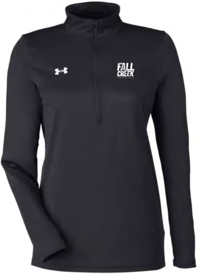 Under Armour Women's Team Tech™ Half-Zip Pullover - FC Track Stacked Logo (Black, X-Small)
