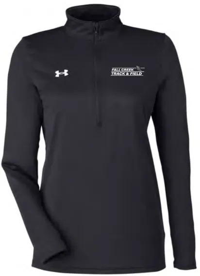 Under Armour Women's Team Tech™ Half-Zip Pullover - FC Track Lined Logo (Black, X-Small)