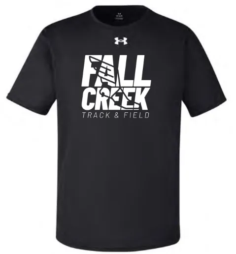 Under Armour Men's Team Tech™ T-Shirt - FC Track Stacked Logo (Black, Small)
