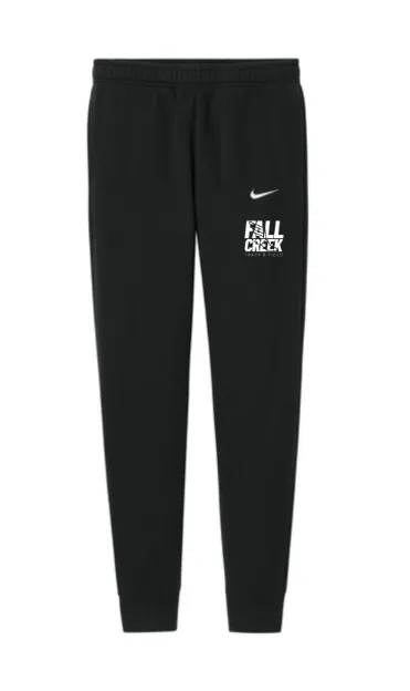 Nike Club Fleece Jogger FC Track Stacked Logo (Black, X-Small)