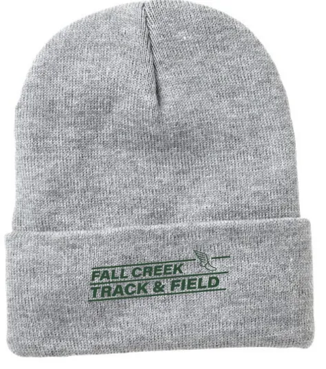 Sportsman 12" Sherpa Lined Cuffed Beanie - FC Track Lined Logo (Black)