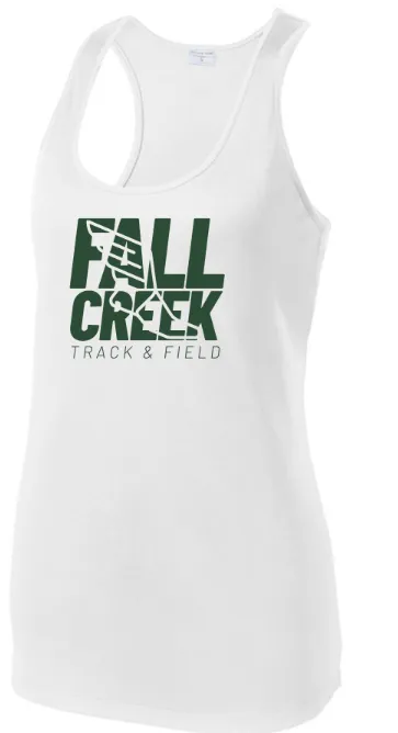 Sport-Tek® Women's PosiCharge® Competitor™ Racerback Tank FC Track Stacked Logo