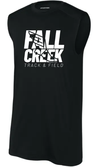 Sport-Tek® PosiCharge® Compression Sleeveless Tee FC Track Stacked Logo