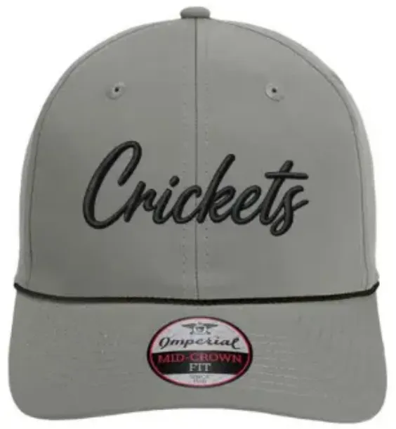Imperial The Wingman Cap Crickets Front Only Logo FC Track (Gray)