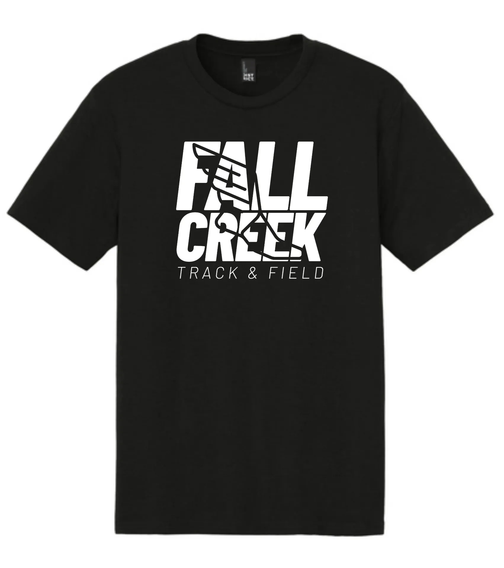 District® Perfect Tri® Tee Stacked Logo - FC Track Stacked Logo (Black, X-Small)