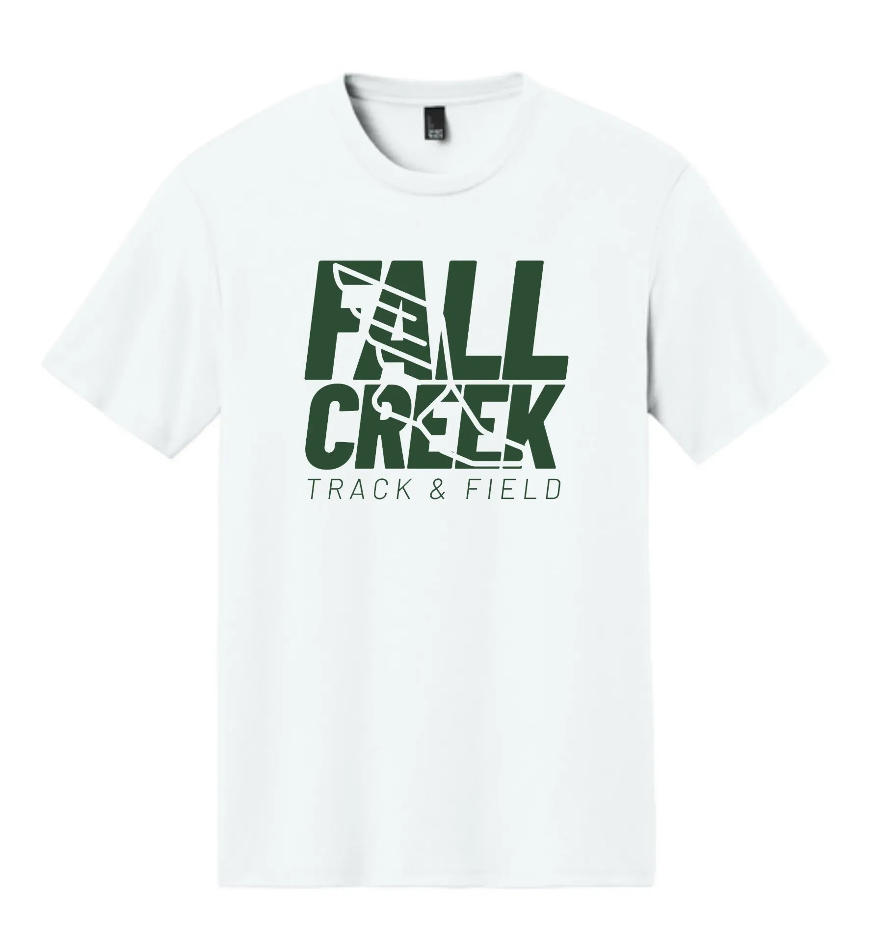 District® Perfect Tri® Tee Stacked Logo - FC Track Stacked Logo