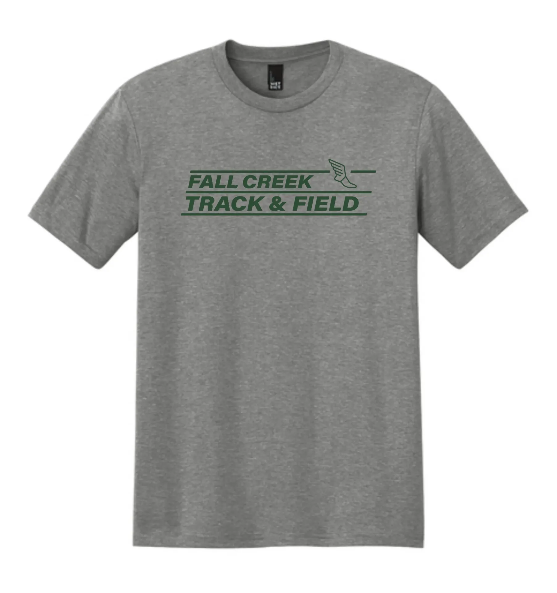District® Perfect Tri® Tee Stacked Logo - FC Track Lined Logo