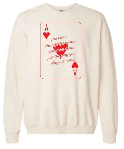 Comfort Colors® Lightweight Crewneck Sweatshirt - Tilly Cards Dealt