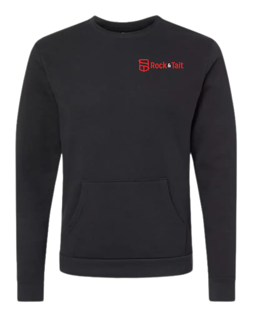 Next Level - Santa Barbara Crewneck (Design A, Black, Small)