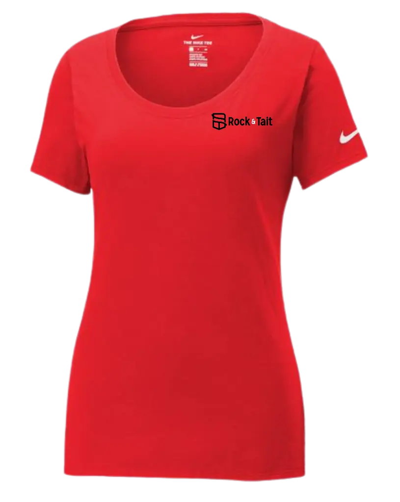 Nike Women's Dri-Fit Cotton/Poly Scoop Neck Tee