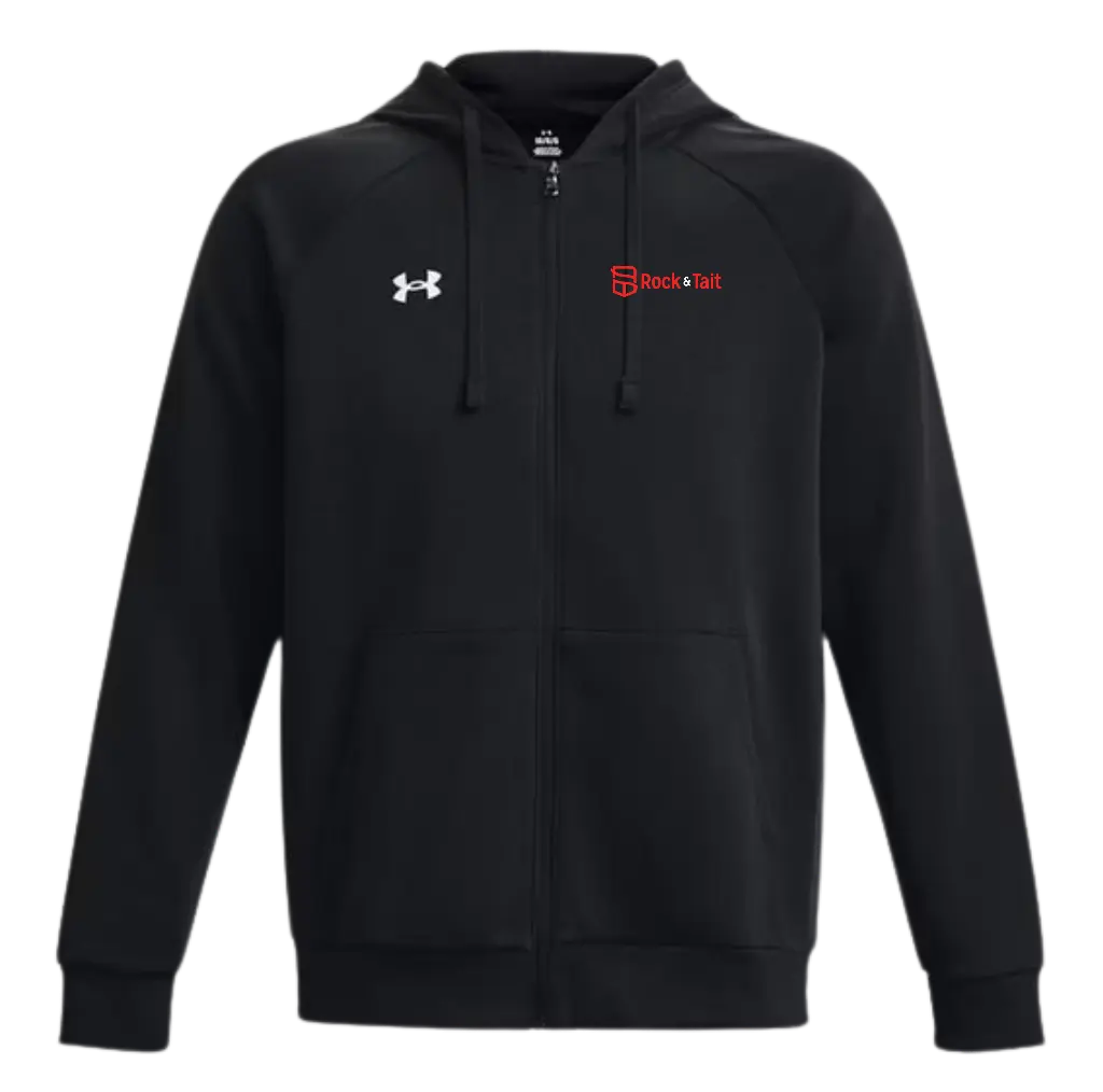 Under Armour Rival Fleece Full Zip (Black, Small)
