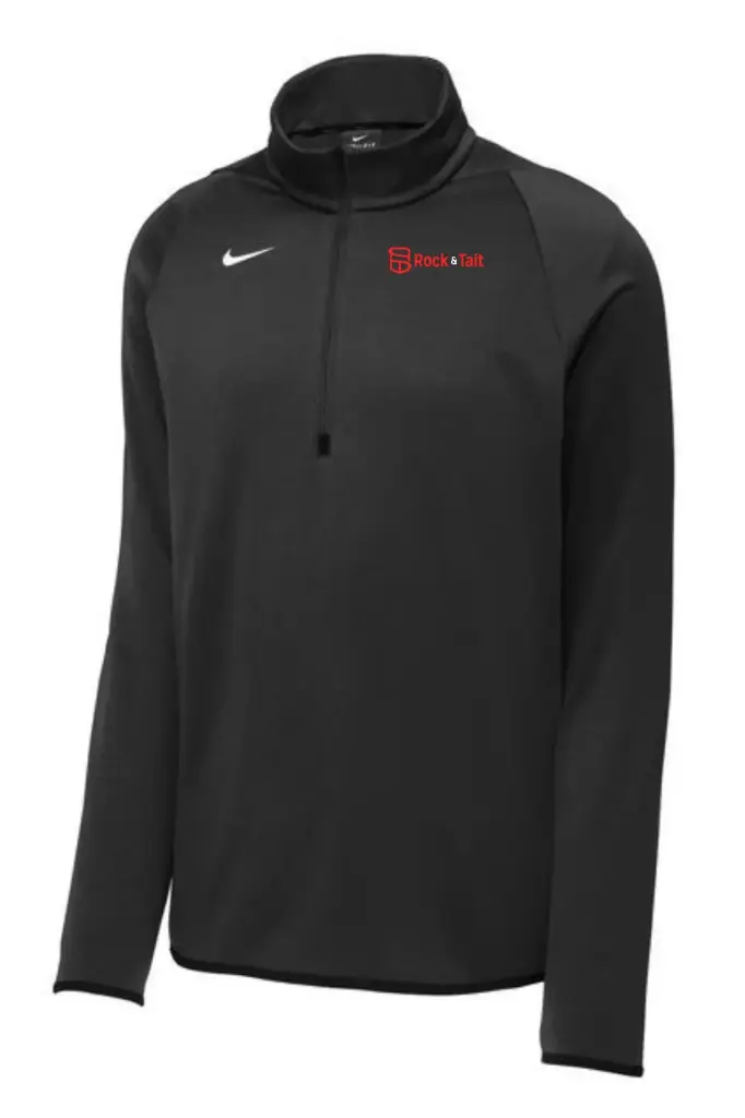 Nike Therma-FIT 1/4 Zip Fleece (Black, Small)