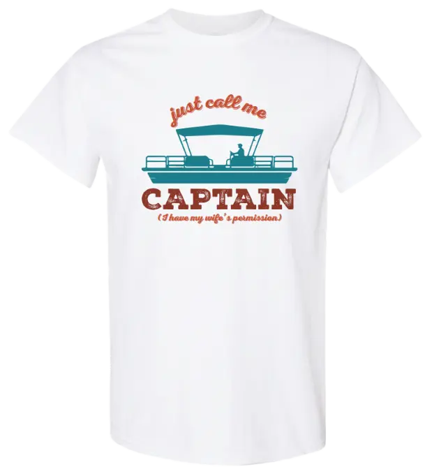 Just Call Me Captain - Shirt (Small)