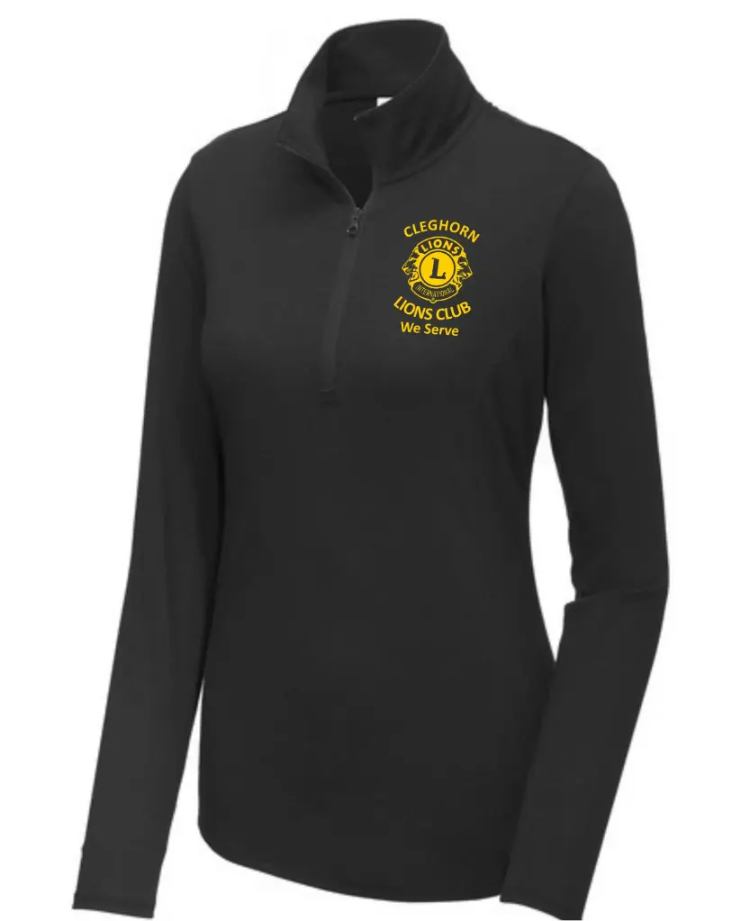 Sport-Tek Women's PosiCharge Tri-Blend Wicking 1/4 Zip Pullover (Black, X-Small)