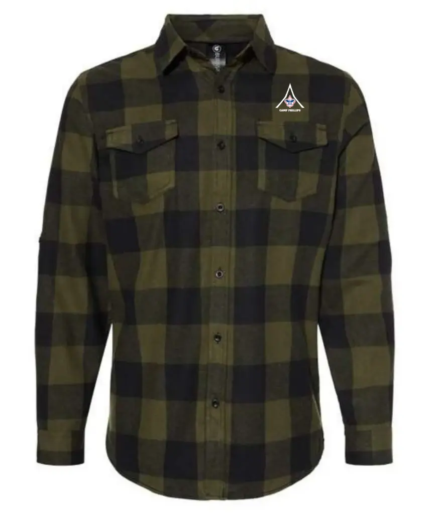 Burnside Yarn-Dyed Flannel Shirt  (Small)