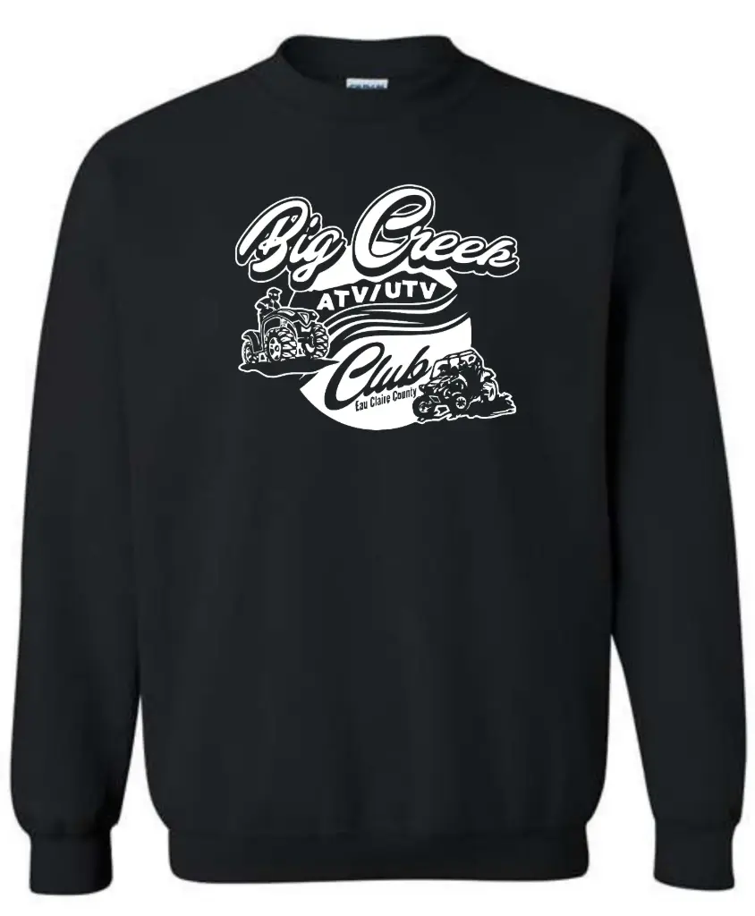 Gildan Heavy Blend Crewneck Sweatshirt (Black, X-Small)