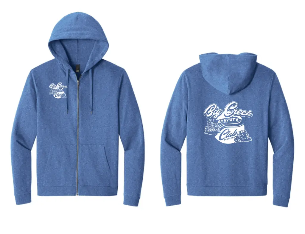 District Perfect Tri Fleece Full Zip Hoodie