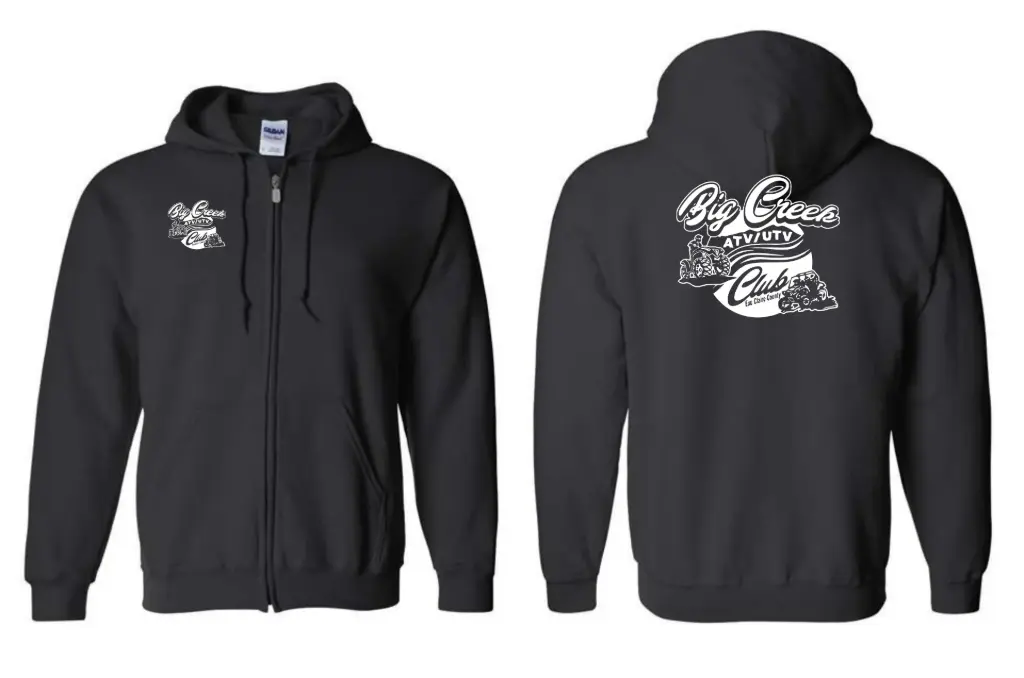 Gildan Heave Blend Full-Zip Hooded Sweatshirt (Black, Small)