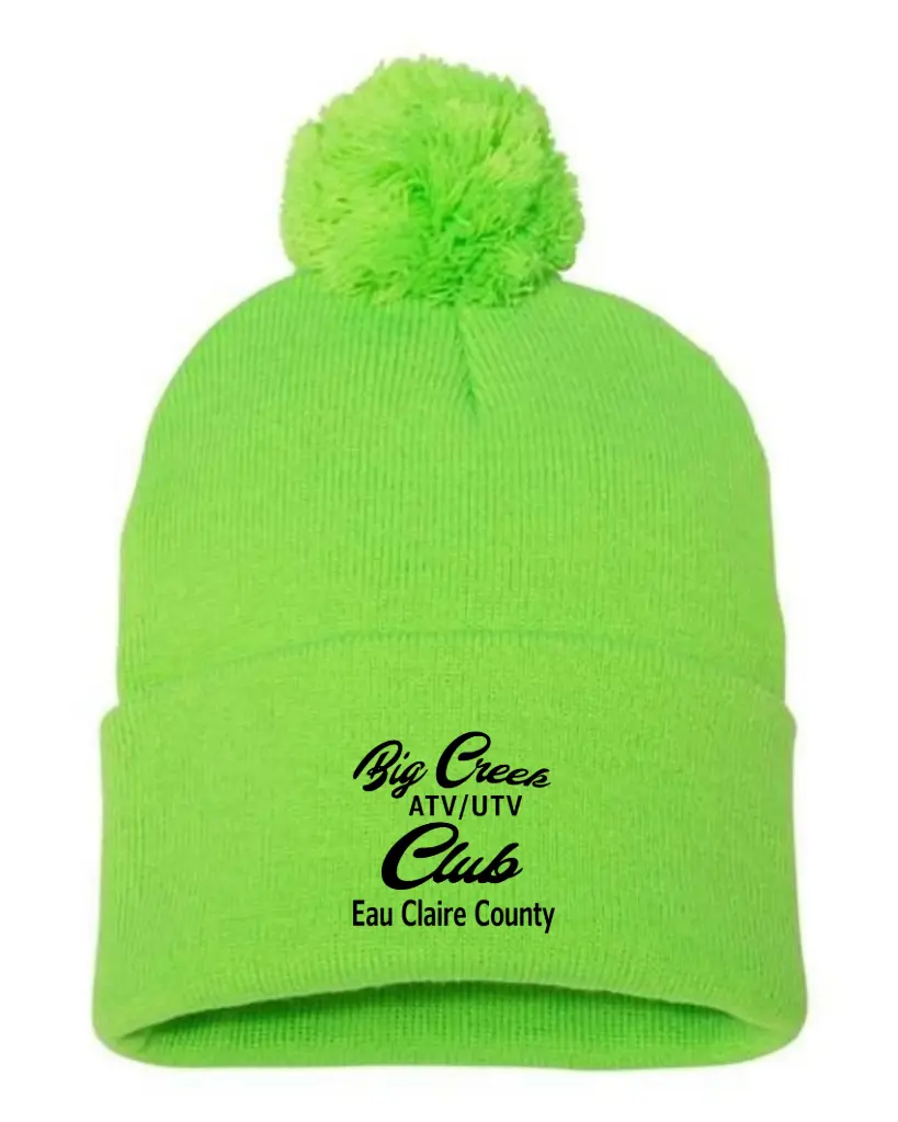 Sportsman 12 inch Pom-Pom Cuffed Beanie