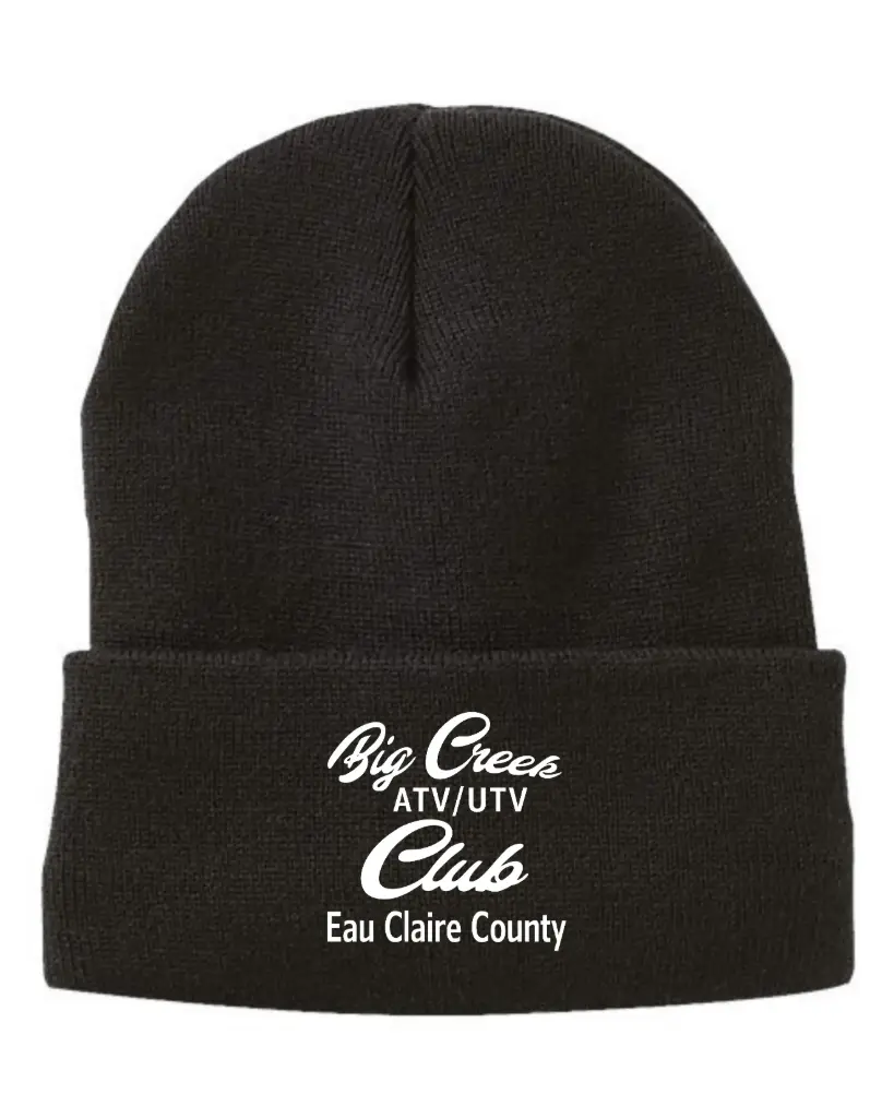 Sportsman Sherpa Lined Cuffed Beanie (Black)