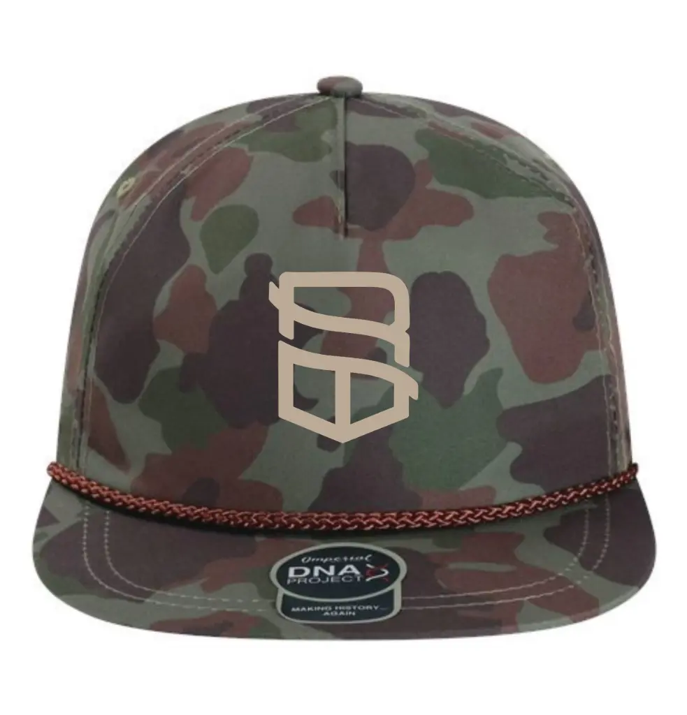 Imperial Aloha Rope Cap  (Frog Skin Camo/Green)