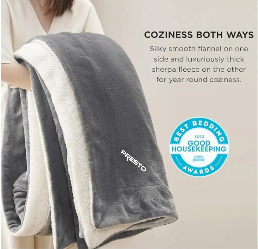 Bedsure GentleSoft Sherpa Fleece Blanket