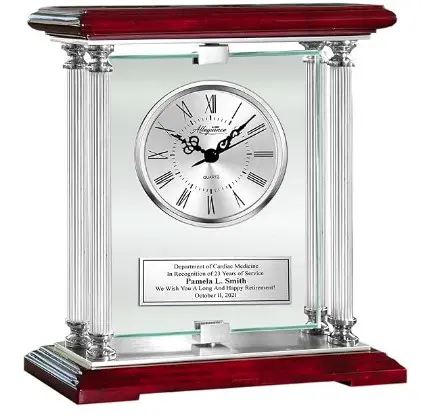 Engraved Clock