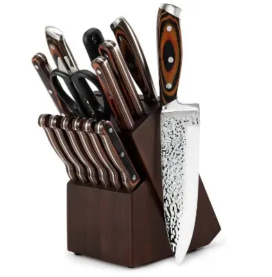 Knife Set & Block 15 Pieces