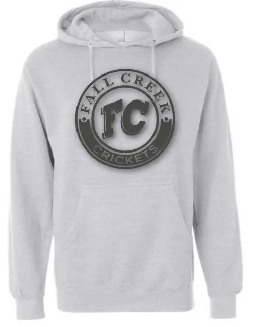 Independent Hoodie Circle Logo (Heather Grey, X-Small)