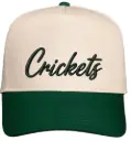 Five-Panel Twill Cap Cricket Front and The Crick Side Logo