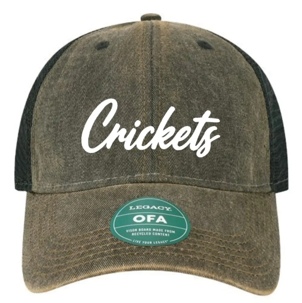 Legacy Old Favorite Trucker Cap White Cricket Front Only