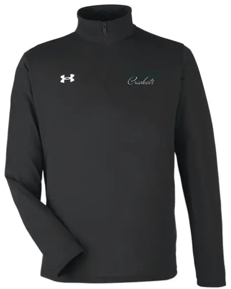 Under Armour Men's Team Tech Quarter Zip  (Black, Small)