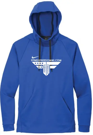 Nike Therma-FIT Pullover Fleece Hoodie (Game Royal, Small)