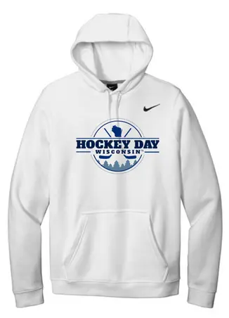 Nike Club Fleece Pullover Hoodie (White, Small)
