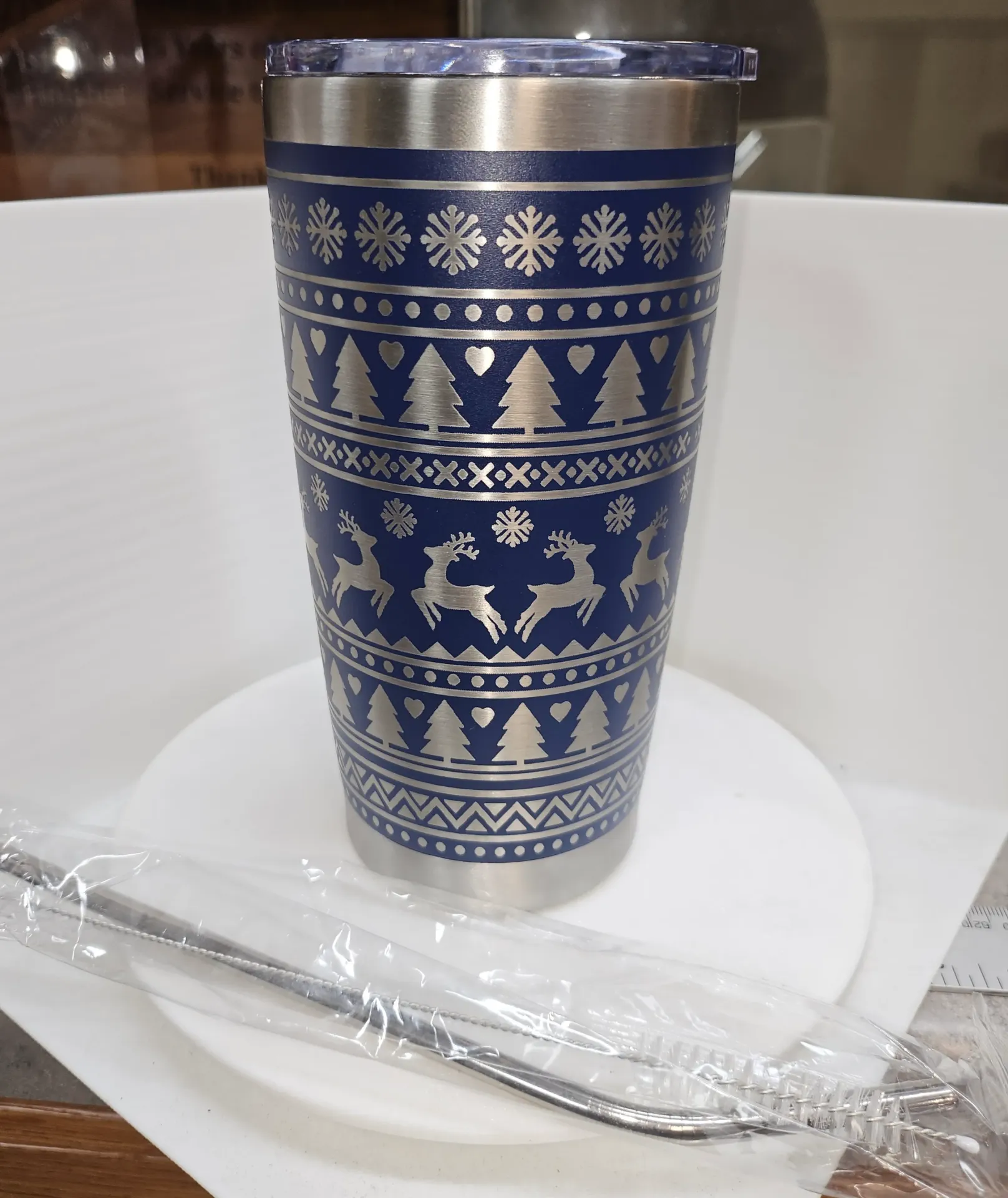 Ugly Sweater Tumbler (Red)
