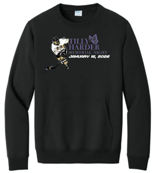 Independent Trading Co. Youth Lightweight Special Blend Crewneck Sweatshirt - Black