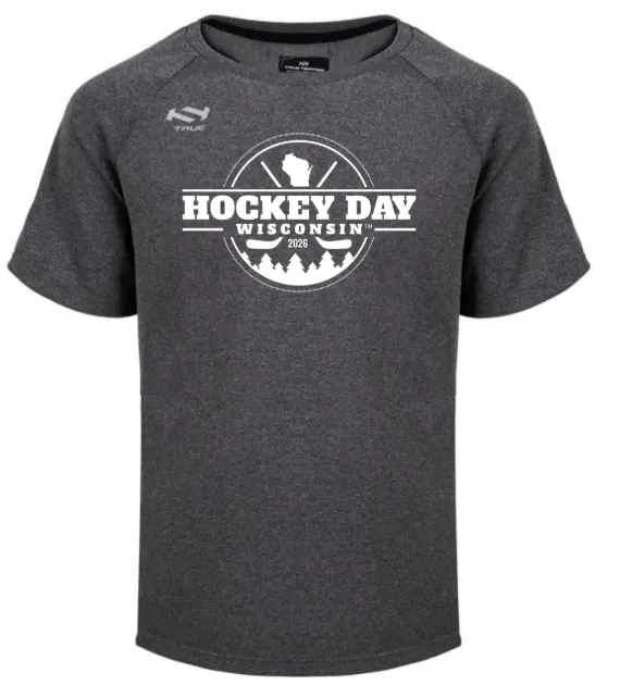 Wisconsin Hockey Day 2026 Tee - Youth (Youth Small)