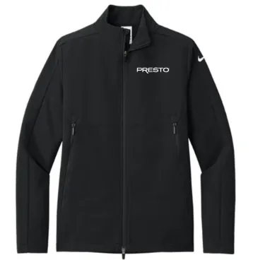 Nike Full-Zip Soft Shell Jacket (Black, X-Small)