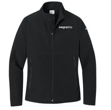 Nike Women’s Full-Zip Soft Shell Jacket (Black, Small)